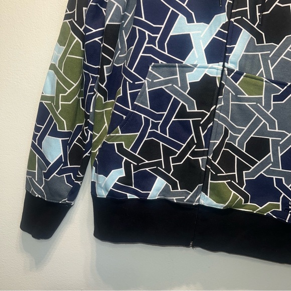 Reef Men's Fleece Hoodie Geometric Sz Small Skater Surfer - Mint Condition - Picture 3 of 10